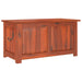 Storage Chest With Lid Brown Solid Wood Acacia Tlakol