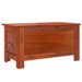Storage Chest with Lid Brown Solid Wood Acacia Tlakop
