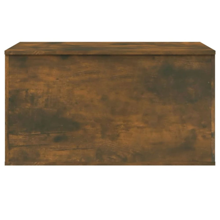 Storage Chest Smoked Oak 84x42x46 Cm Engineered Wood Nopokx