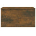 Storage Chest Smoked Oak 84x42x46 Cm Engineered Wood Nopokx