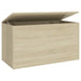Storage Chest Sonoma Oak 84x42x46 Cm Engineered Wood Nbtbpk