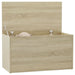 Storage Chest Sonoma Oak 84x42x46 Cm Engineered Wood Nbtbpk