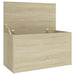 Storage Chest Sonoma Oak 84x42x46 Cm Engineered Wood Nbtbpk