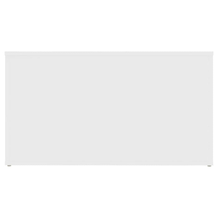 Storage Chest White 84x42x46 Cm Engineered Wood Nbtbpl