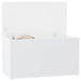 Storage Chest White 84x42x46 Cm Engineered Wood Nbtbpl