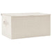 Storage Box Fabric 50x30x25 Cm Cream Ttxkol