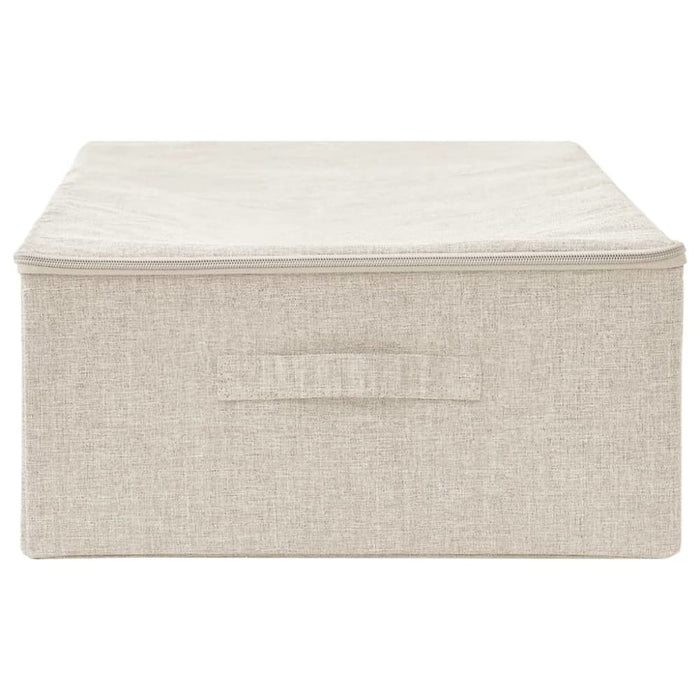 Storage Box Fabric 70x40x18 Cm Cream Ttxkbi