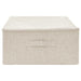 Storage Box Fabric 70x40x18 Cm Cream Ttxkbi