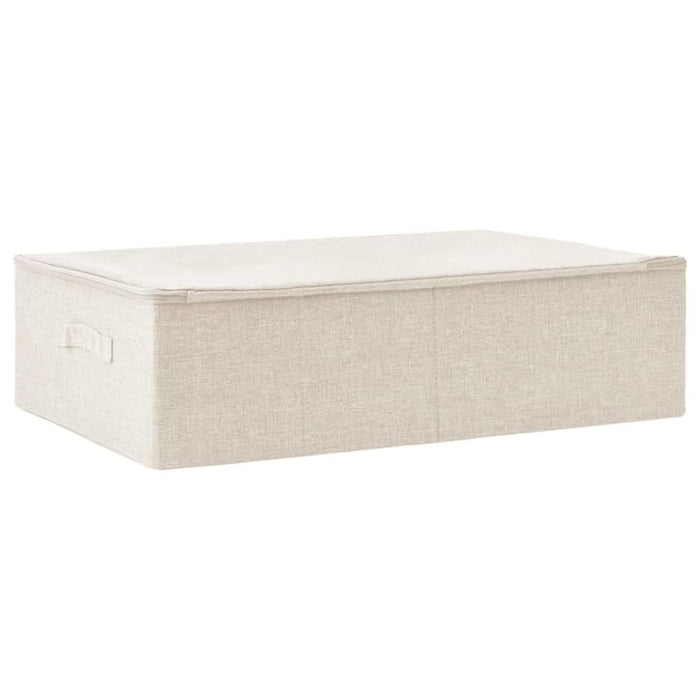 Storage Box Fabric 70x40x18 Cm Cream Ttxkbi