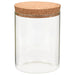 Storage Glass Jars with Cork Lid 6 Pcs 650 Ml Pbntk