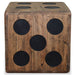 Storage Box Mindi Wood 40x40x40 Cm Dice Design Xaappk