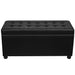 Storage Ottoman Artificial Leather Black Xaxabi