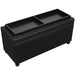 Storage Ottoman Artificial Leather Black Xaxabi
