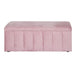 Storage Ottoman Blanket Box Velvet Chest Toy Foot Stool