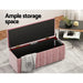 Storage Ottoman Blanket Box Velvet Chest Toy Foot Stool