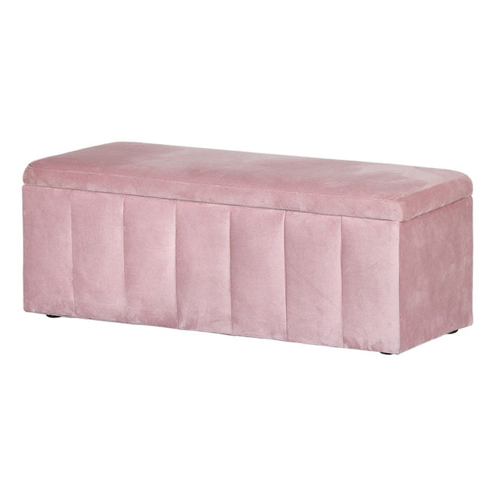 Storage Ottoman Blanket Box Velvet Chest Toy Foot Stool