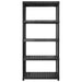 Storage Shelf 5-tier Black 170x40x185 Cm Plastic Tbpknpt