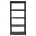 Storage Shelf 5-tier Black 85x40x185 Cm Plastic Oailnp