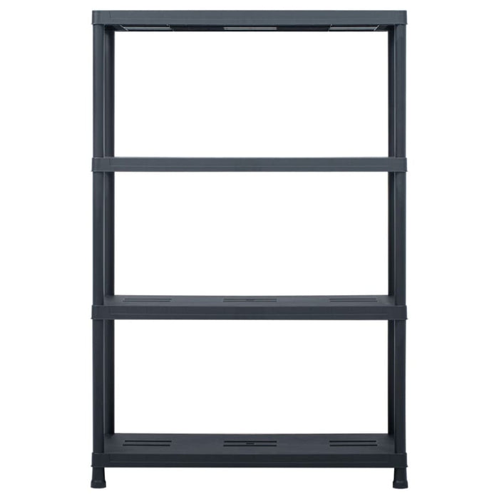 Storage Shelf Rack Black 220 Kg 90x40x138 Cm Plastic Aplik
