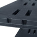 Storage Shelf Racks 2 Pcs Black 220 Kg 90x40x138 Cm Plastic