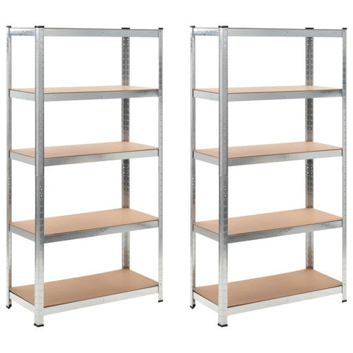 Storage Shelves 2 Pcs 90x40x180 Cm Mdf Oaanox
