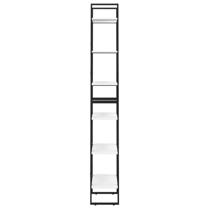 Storage Shelves 2 Pcs White 60x30x210 Cm Chipboard Nblpoi