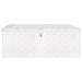 Storage Box Silver 100x55x37 Cm Aluminium Opxxpl