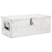Storage Box Silver 70x31x27 Cm Aluminium Opxxpb