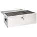 Storage Box Silver 90x47x33.5 Cm Aluminium Opxxpa