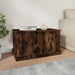 Storage Box Smoked Oak 70x40x38 Cm Engineered Wood Nolpbk