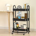 Goslash Picks Storage Trolley Kitchen Cart 3 Tiers Rack