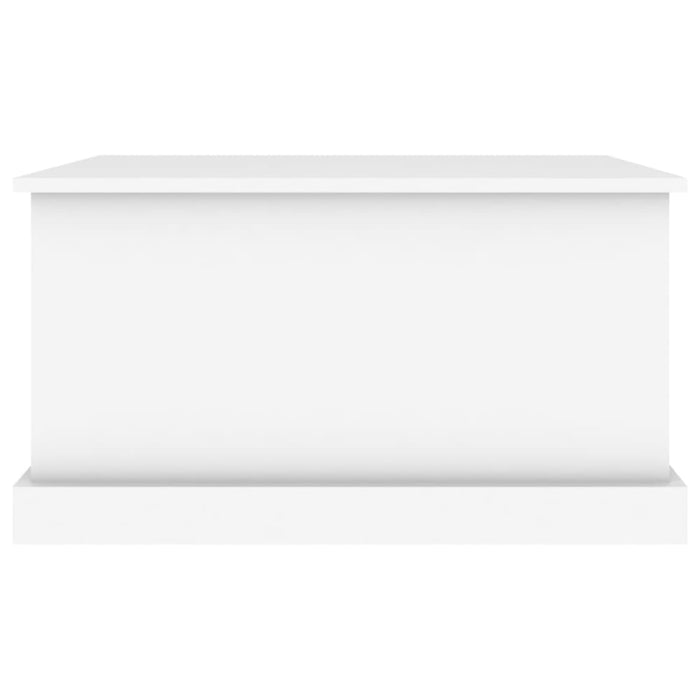 Storage Box White 70x40x38 Cm Engineered Wood Nolpba