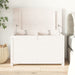 Storage Box White 80x40x45.5 Cm Solid Wood Pine Nxtptp