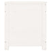Storage Box White 80x40x45.5 Cm Solid Wood Pine Nxtptp