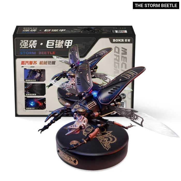 The Storm Beetle Diy Moveable Mechanic Organism 3d Puzzle