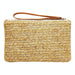 Straw Clutch Coin Purse Summer Beach Bag