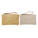 Straw Clutch Coin Purse Summer Beach Bag
