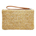 Straw Clutch Coin Purse Summer Beach Bag