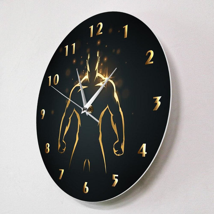 Strength Training Time Clock Sport Art Gym Wall Fitness