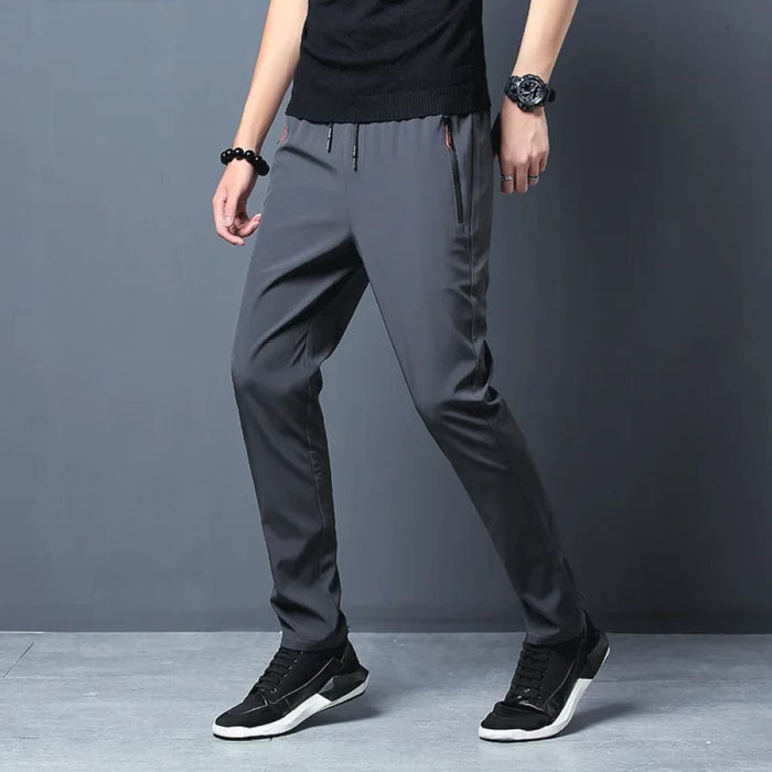 Stretch Slim Fit Mens Jogger Pants Classic //gray Plus Size