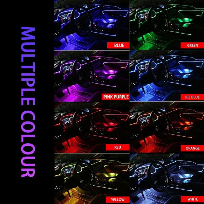 12v Car Led Strip Lights Interior Ambient Light Waterproof