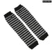 Striped Fingerless Gloves For Warm Arms