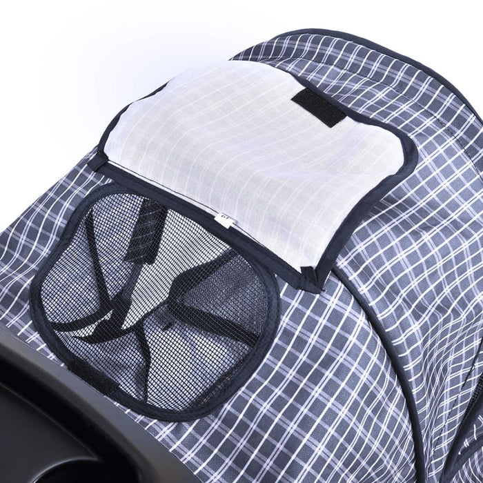 Goslash Picks Pet Stroller 3 Wheels Dog Cat Cage Puppy