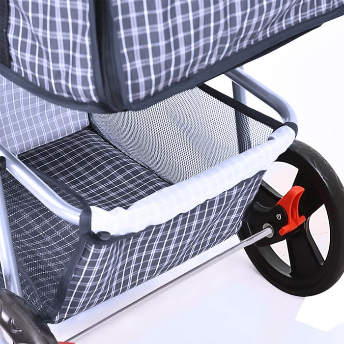 Goslash Picks Pet Stroller 3 Wheels Dog Cat Cage Puppy