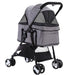 I.pet Pet Stroller Dog Carrier Foldable Pram 3 in 1 Middle