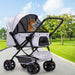 Goslash Picks Pet Stroller Pram Dog Carrier Trailer
