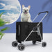 Pet Stroller Dog Cat Puppy Pram Travel Carrier 4 Wheels