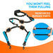 Strong Hands Free Double Dog Leash Reflective