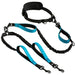 Strong Hands Free Double Dog Leash Reflective