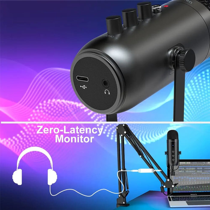 Studio Quality Usb Podcast Microphone Kit